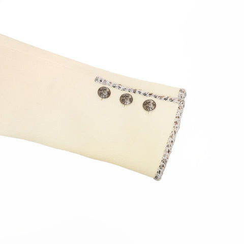 CHANEL 2005 Emblem 40 The Devil Wears Prada Jacket white WS24615