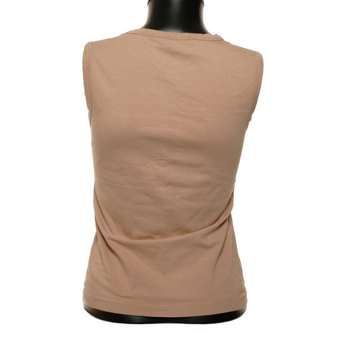 CELINE Cotton M Triomphe Tank top beige WS24616