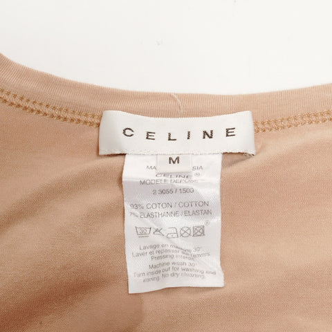 CELINE Cotton M Triomphe Tank top beige WS24616
