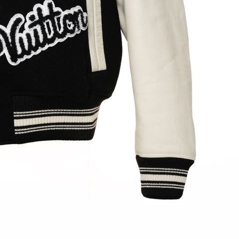 LOUIS VUITTON Stadium jacket wool cashmere bomber jacket Jacket black WS24620