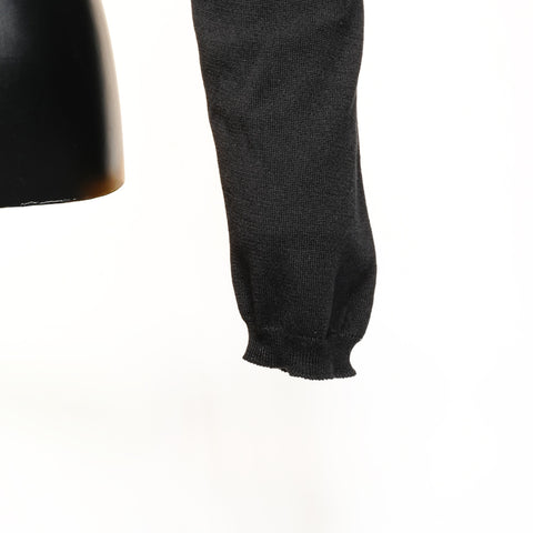 PRADA 36 Silk Logo 24 Years cardigan black WS24621