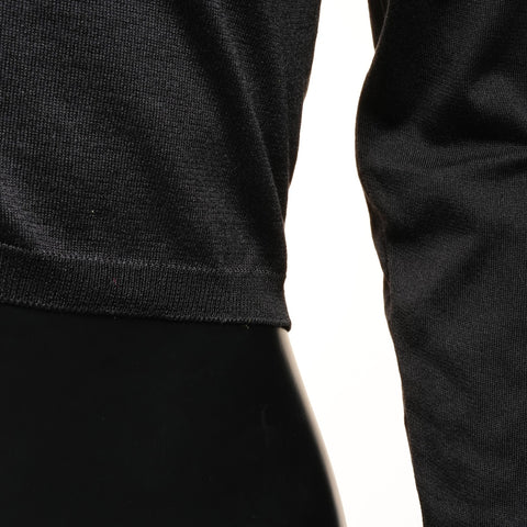 PRADA 36 Silk Logo 24 Years cardigan black WS24621