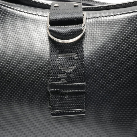 Christian Dior Leather crystal handle Handbag black WS24622