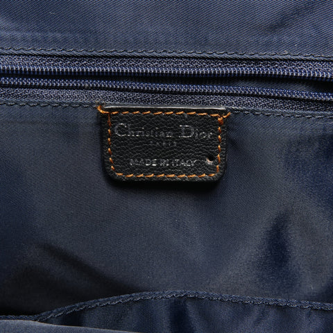 Christian Dior Canvas Trotter Handbag Navy WS24624