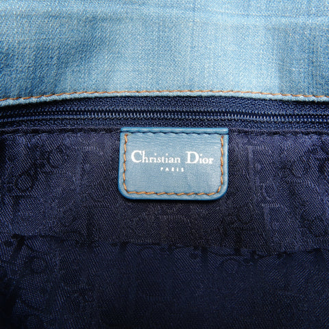 Christian Dior Denim Admid-It Corset Shoulder Bag blue WS24625