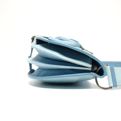 Christian Dior Denim Admid-It Corset Shoulder Bag blue WS24625