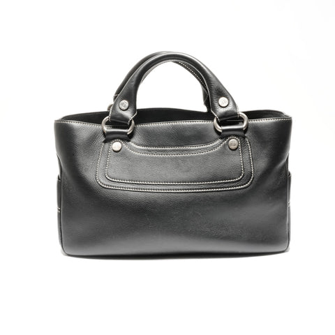 CELINE Boogie Leather Handbag black WS24636