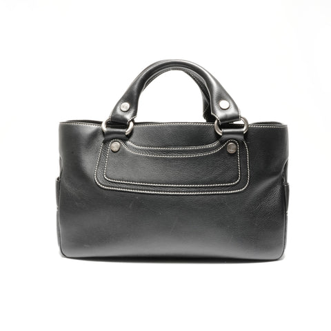 CELINE Boogie Leather Handbag black WS24636
