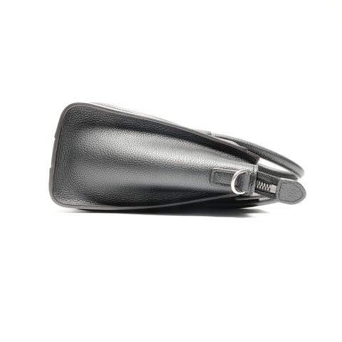 CELINE Nano Leather Luggage 2way Handbag black WS24637