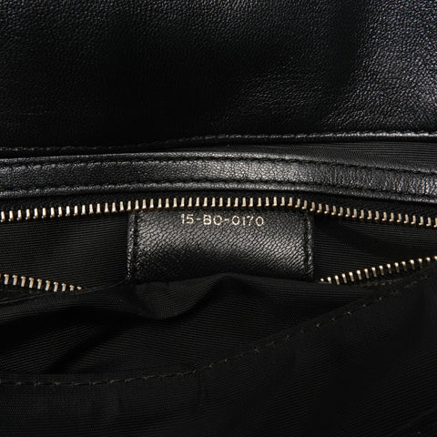 Christian Dior cannage leather Shoulder Bag black WS24640