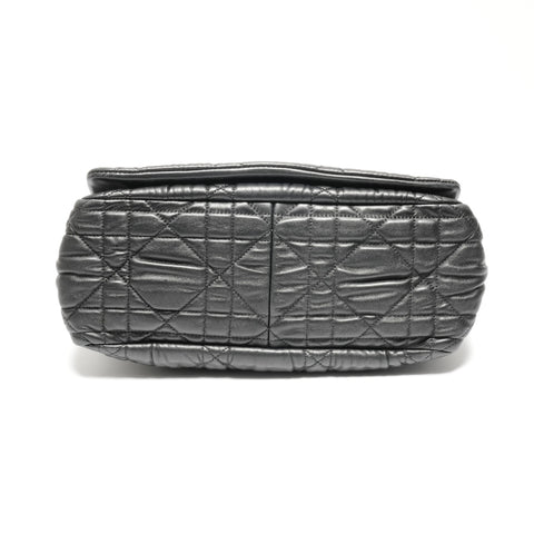 Christian Dior cannage leather Shoulder Bag black WS24640