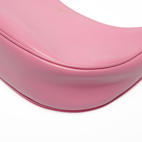 CELINE Ava Leather Hobo Handbag pink WS24642