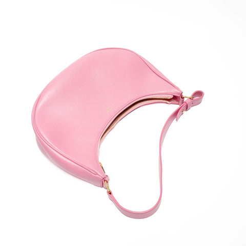 CELINE Ava Leather Hobo Handbag pink WS24642