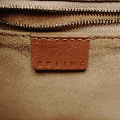CELINE leather Handbag Brown WS24643