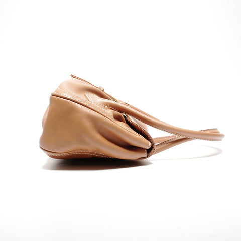 CELINE leather Handbag Brown WS24643