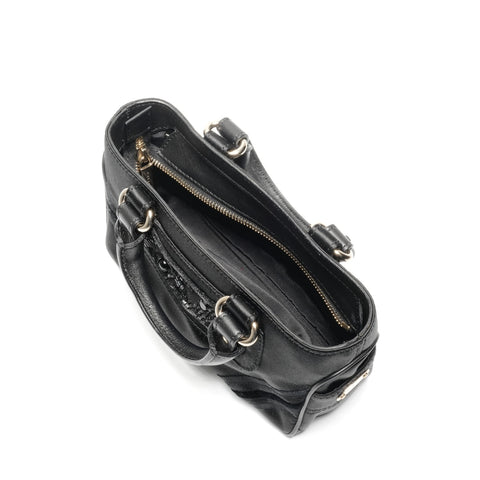 CELINE Mini Micro Boogie Satin Handbag black WS24644