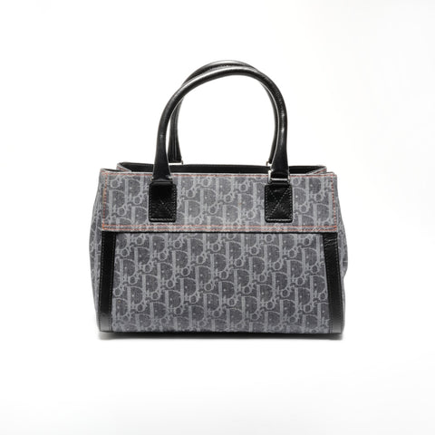 Christian Dior Denim Trotter Handbag Navy WS24647
