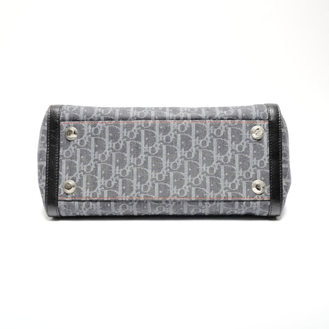 Christian Dior Denim Trotter Handbag Navy WS24647