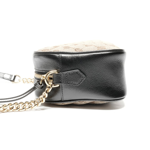 GUCCI GG Marmont GG canvas camera bag Shoulder Bag Brown WS24650