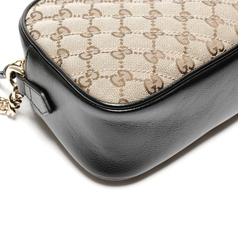 GUCCI GG Marmont GG canvas camera bag Shoulder Bag Brown WS24650