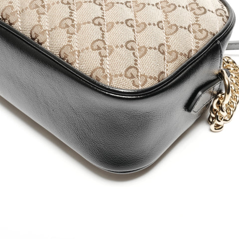 GUCCI GG Marmont GG canvas camera bag Shoulder Bag Brown WS24650