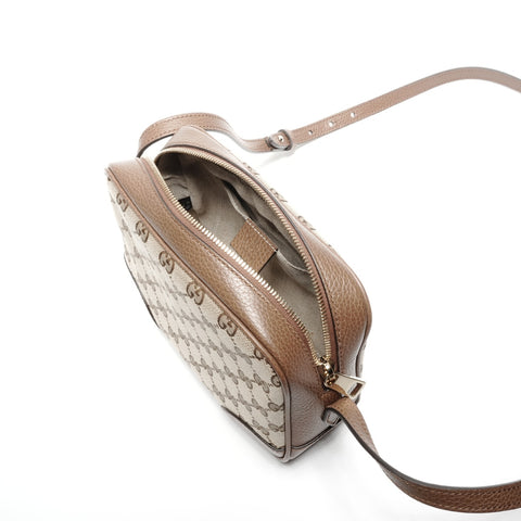 GUCCI GG canvas camera bag Shoulder Bag Brown WS24651
