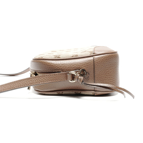 GUCCI GG canvas camera bag Shoulder Bag Brown WS24651