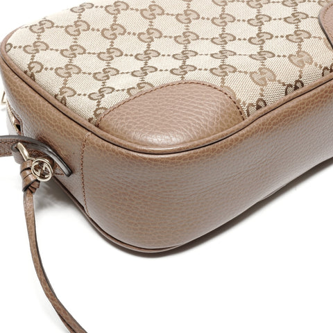 GUCCI GG canvas camera bag Shoulder Bag Brown WS24651