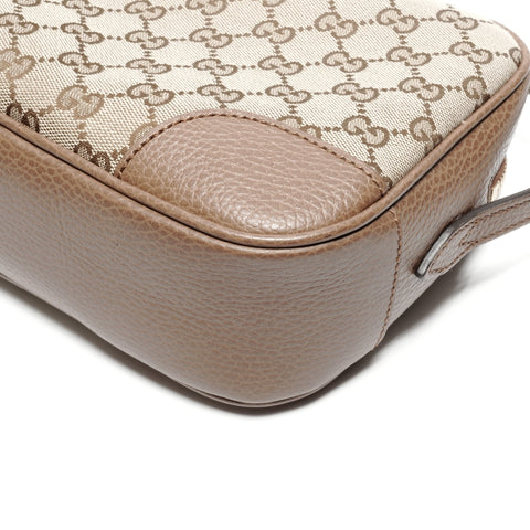 GUCCI GG canvas camera bag Shoulder Bag Brown WS24651