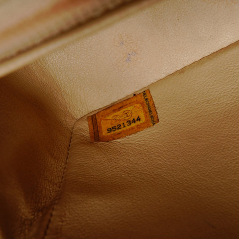 CHANEL Mini Matelasse 9 Series 2004-2005 Chain Square Shoulder Bag beige WS24654