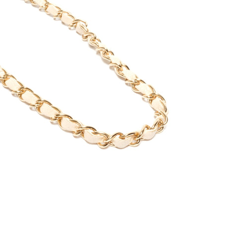 CHANEL Mini Matelasse 9 Series 2004-2005 Chain Square Shoulder Bag beige WS24654