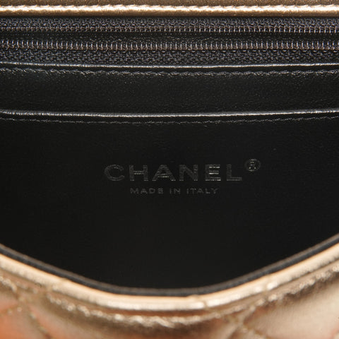CHANEL Mini Matelasse Chain 31 Square 2020-2021 Shoulder Bag gold WS24656