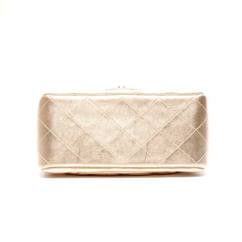 CHANEL Mini Matelasse Chain 31 Square 2020-2021 Shoulder Bag gold WS24656