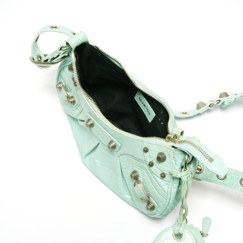 BALENCIAGA Le Cagole XS Mint Shoulder Bag green WS24666