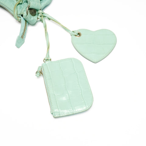 BALENCIAGA Le Cagole XS Mint Shoulder Bag green WS24666