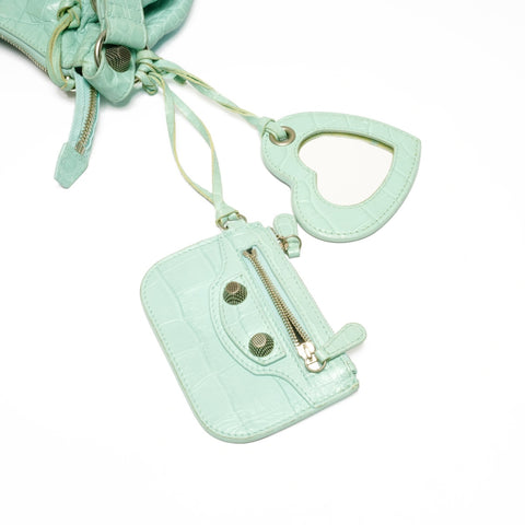 BALENCIAGA Le Cagole XS Mint Shoulder Bag green WS24666
