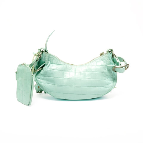 BALENCIAGA Le Cagole XS Mint Umhängetasche grün WS24666