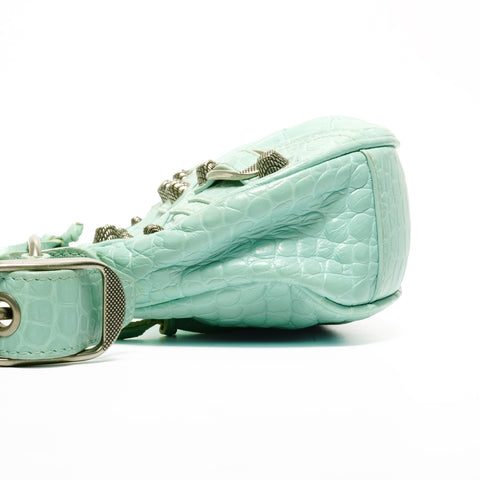 BALENCIAGA Le Cagole XS Mint Shoulder Bag green WS24666