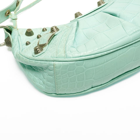 BALENCIAGA Le Cagole XS Mint Shoulder Bag green WS24666