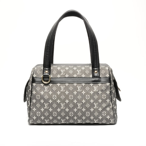 LOUIS VUITTON 2005 Monogram Mini Josephine PM Handbag black WS24667