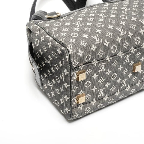 LOUIS VUITTON 2005 Monogram Mini Josephine PM Handbag black WS24667