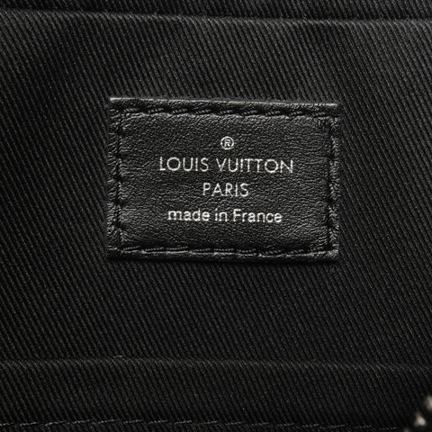 LOUIS VUITTON 2020 Damier Graphite Trio Messenger Shoulder Bag black WS24669