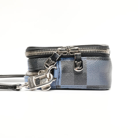 LOUIS VUITTON Alpha Wearable Wallet Damier Graphite Giant Shoulder Bag blue WS24671