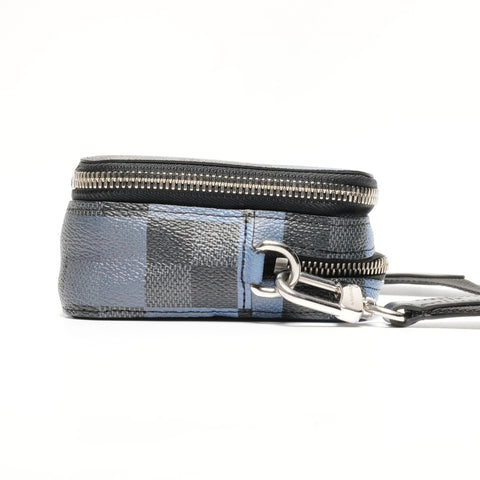 LOUIS VUITTON Alpha Wearable Wallet Damier Graphite Giant Shoulder Bag blue WS24671