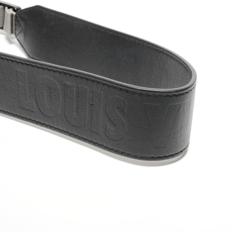 LOUIS VUITTON 2018 Monogram Eclipse Glaze Messenger PM Shoulder Bag black WS24672