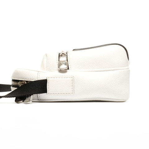 LOUIS VUITTON Monogram Taiga Rama Outdoor Messenger Bag PM Shoulder Bag white WS24673