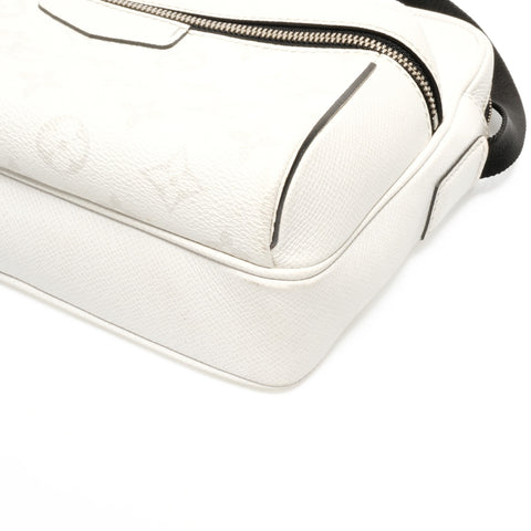 LOUIS VUITTON Monogram Taiga Rama Outdoor Messenger Bag PM Shoulder Bag white WS24673