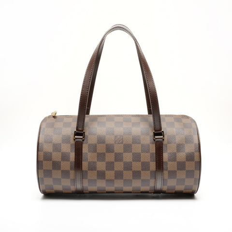 LOUIS VUITTON 2008 Damier Papillon 30 Shoulder Bag Brown WS24674