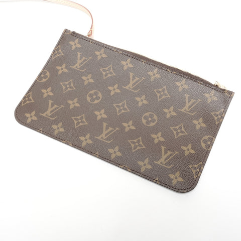 LOUIS VUITTON Monogram Neverfull MM Tote Bag Brown WS24675