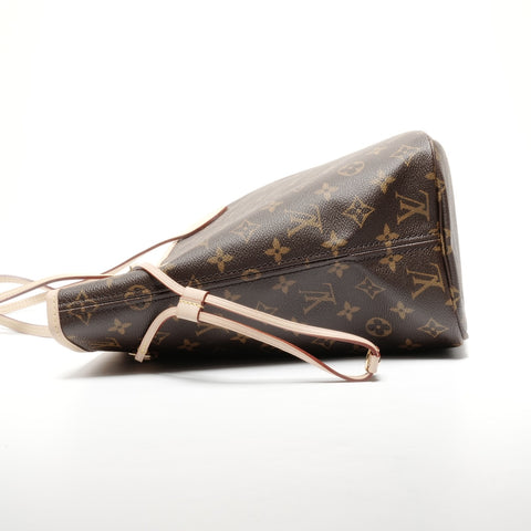 LOUIS VUITTON Monogram Neverfull MM Tote Bag Brown WS24675